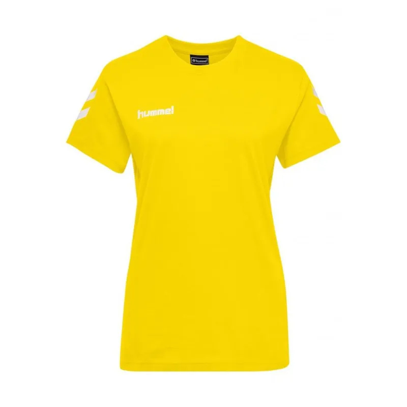 Футболка жіноча HMLGO COTTON T-SHIRT WOMAN S / S 203-440-5001-L Дорослі Жіноча ЖОВТИЙ