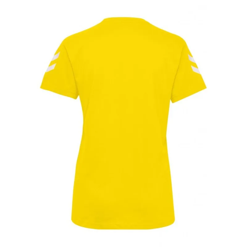 Футболка жіноча HMLGO COTTON T-SHIRT WOMAN S / S 203-440-5001-S Дорослі Жіноча ЖОВТИЙ