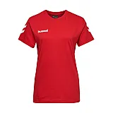 Футболка жіноча HMLGO COTTON T-SHIRT WOMAN S / S 203-440-3062-XS Дорослі Жіноча ЧЕРВОНИЙ