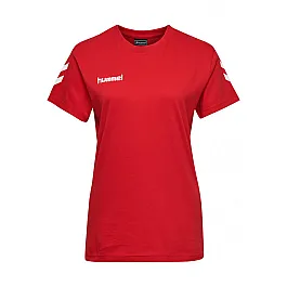 Футболка жіноча HMLGO COTTON T-SHIRT WOMAN S / S 203-440-3062-XS Дорослі Жіноча ЧЕРВОНИЙ