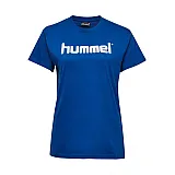 Футболка жіноча HMLGO COTTON LOGO T-SHIRT WOMAN S / S 203-518-7045-XXL Дорослі Жіноча СИНІЙ
