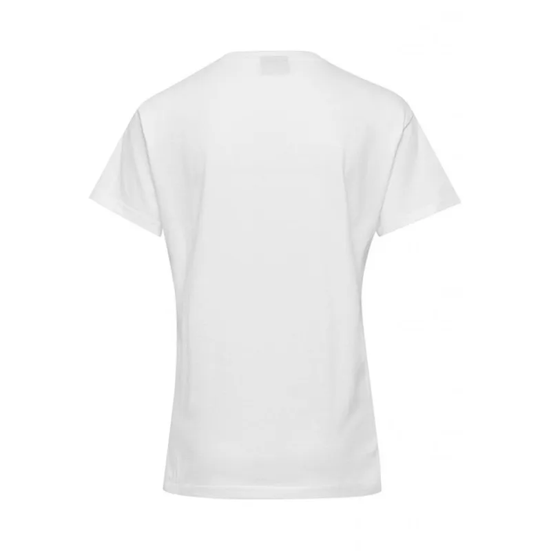 Футболка жіноча HMLGO COTTON LOGO T-SHIRT WOMAN S / S 203-518-9001-L Дорослі Жіноча БІЛИЙ