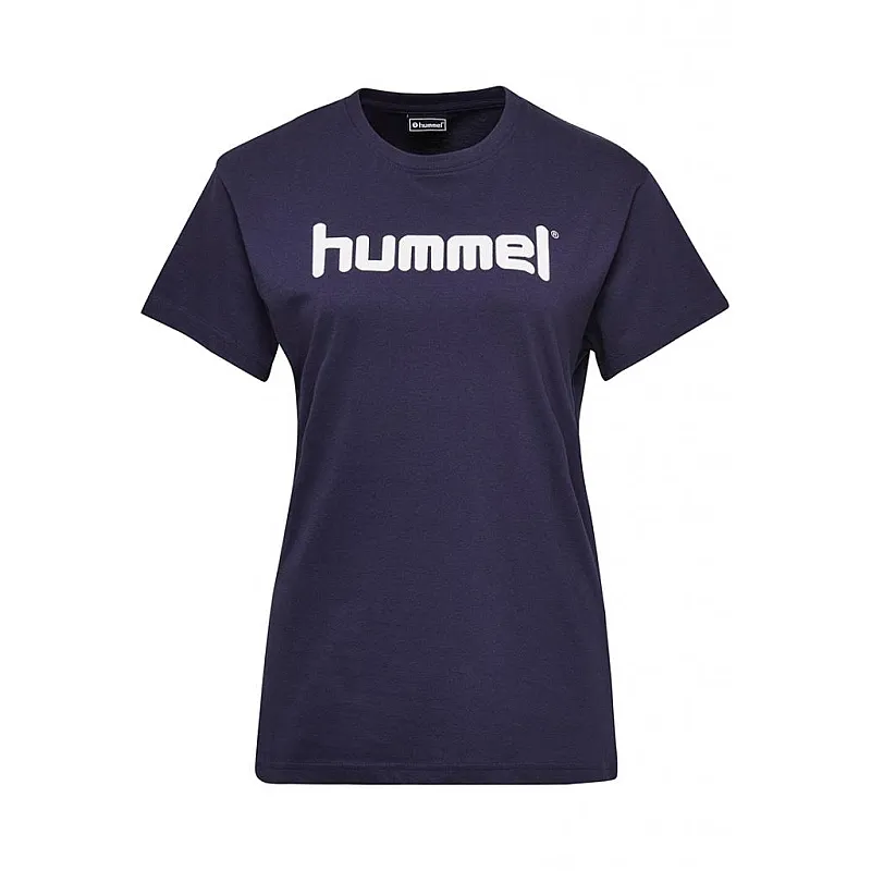 Футболка женская HMLGO COTTON LOGO T-SHIRT WOMAN S/S 203-518-7026-XL Взрослые Женский ТЕМНО-СИНИЙ