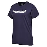 Футболка женская HMLGO COTTON LOGO T-SHIRT WOMAN S/S 203-518-7026-S Взрослые Женский ТЕМНО-СИНИЙ