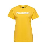 Футболка женская HMLGO COTTON LOGO T-SHIRT WOMAN S/S 203-518-5001-M Взрослые Женский ЖЕЛТЫЙ