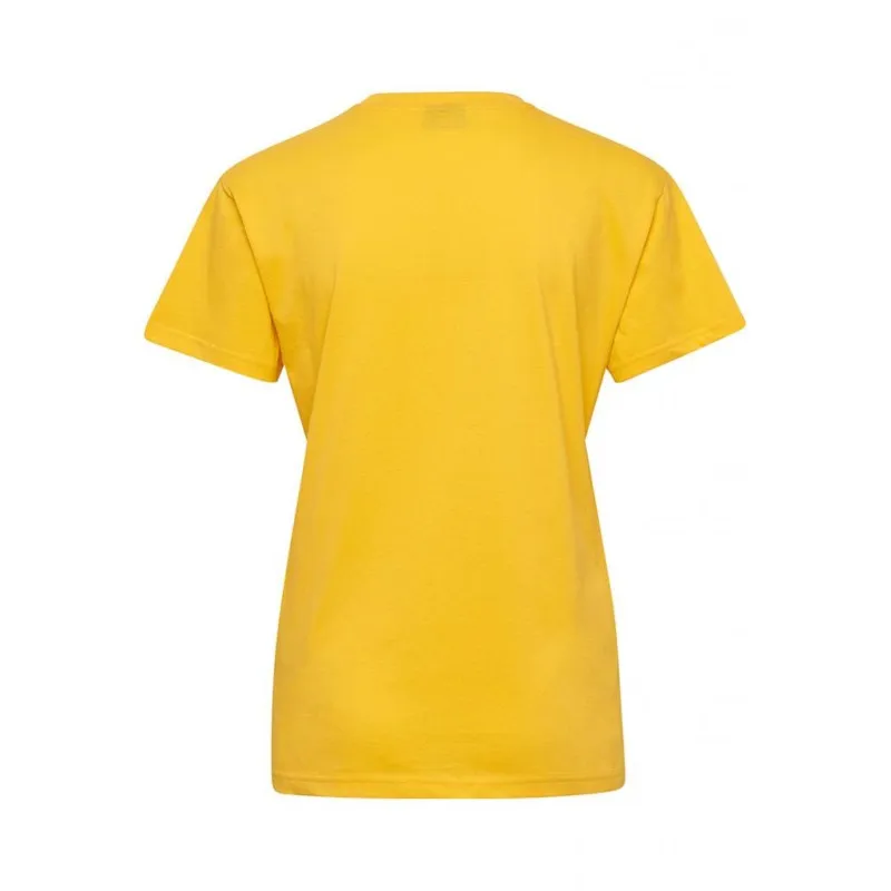 Футболка жіноча HMLGO COTTON LOGO T-SHIRT WOMAN S / S 203-518-5001-S Дорослі Жіноча ЖОВТИЙ