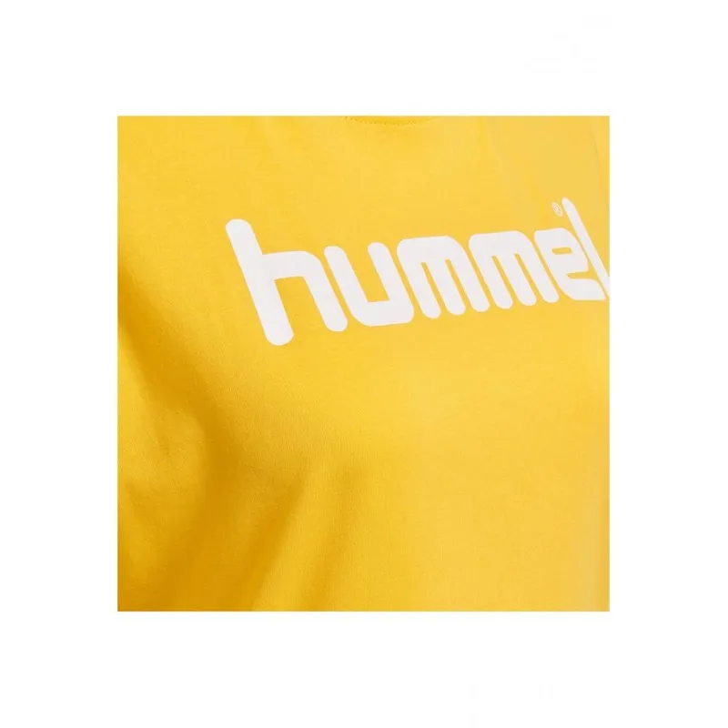 Футболка жіноча HMLGO COTTON LOGO T-SHIRT WOMAN S / S 203-518-5001-S Дорослі Жіноча ЖОВТИЙ