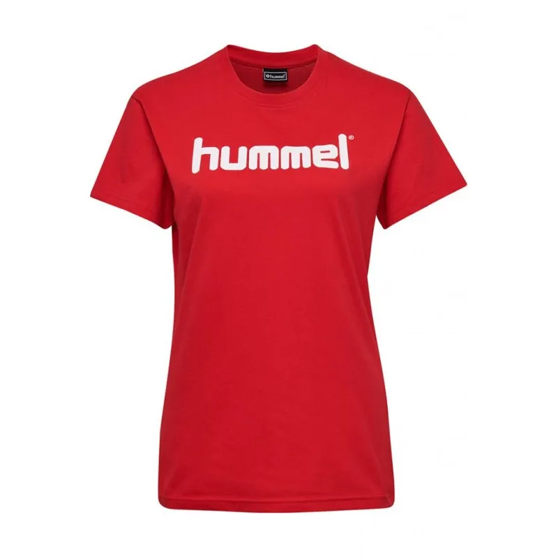 Футболка жіноча HMLGO COTTON LOGO T-SHIRT WOMAN S / S 203-518-3062-S Дорослі Жіноча ЧЕРВОНИЙ