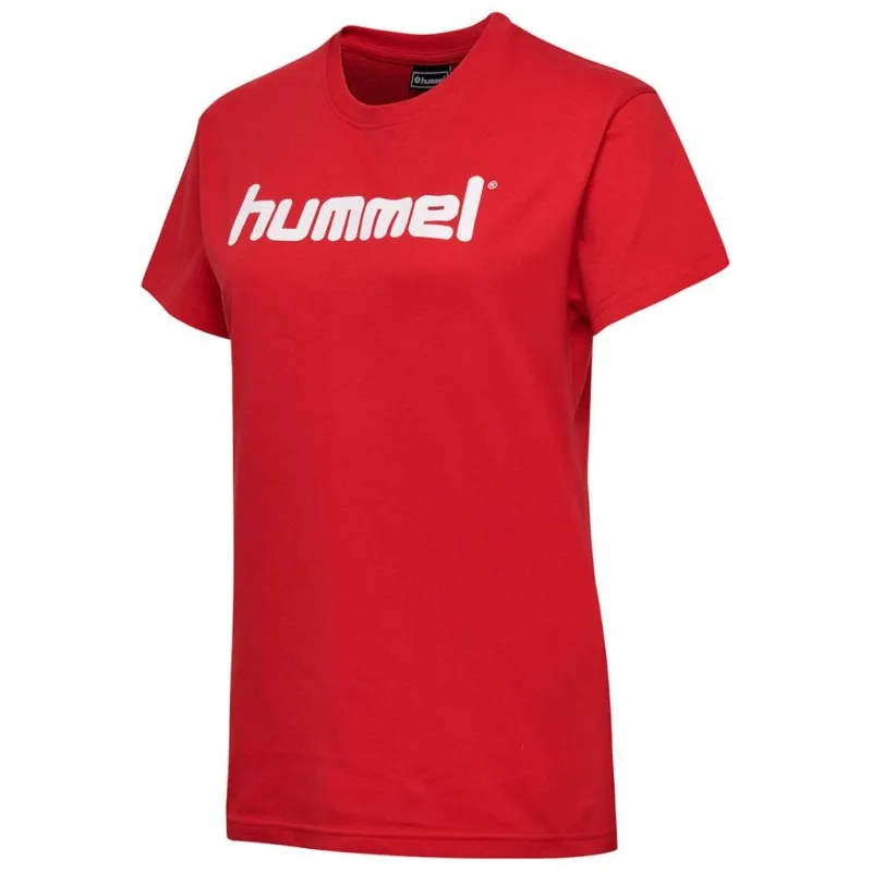 Футболка жіноча HMLGO COTTON LOGO T-SHIRT WOMAN S / S 203-518-3062-M Дорослі Жіноча ЧЕРВОНИЙ