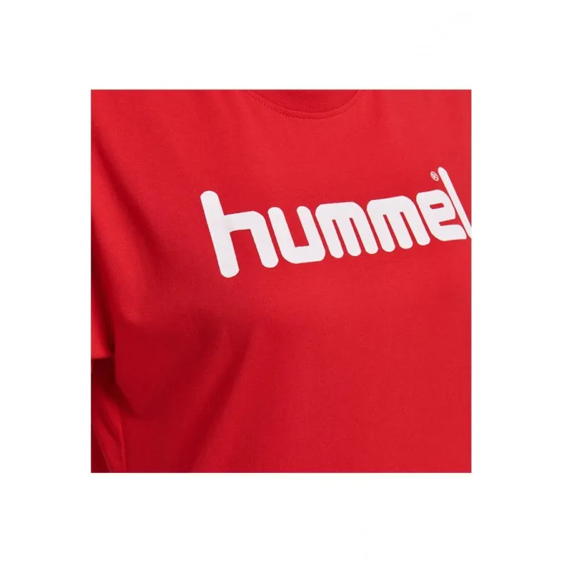 Футболка жіноча HMLGO COTTON LOGO T-SHIRT WOMAN S / S 203-518-3062-M Дорослі Жіноча ЧЕРВОНИЙ
