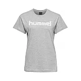 Футболка женская HMLGO COTTON LOGO T-SHIRT WOMAN S/S 203-518-2006-XS Взрослые Женский СЕРЫЙ