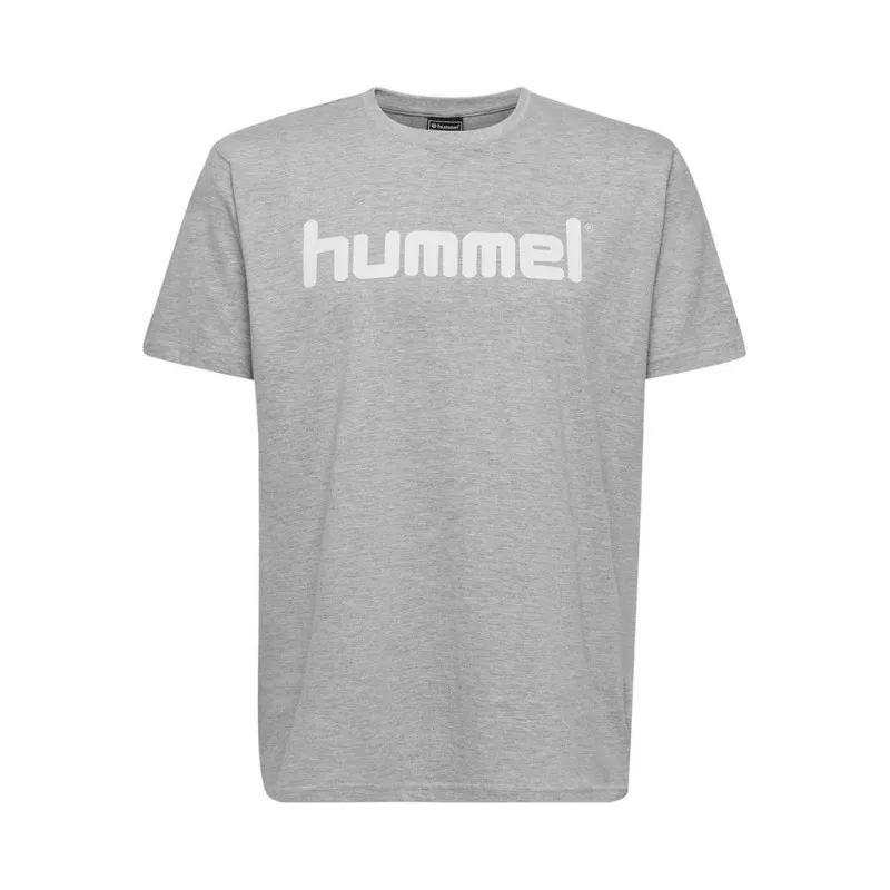 Футболка HMLGO COTTON LOGO T-SHIRT S / S 203-513-2006-XXXL Дорослі Чоловіча СІРИЙ