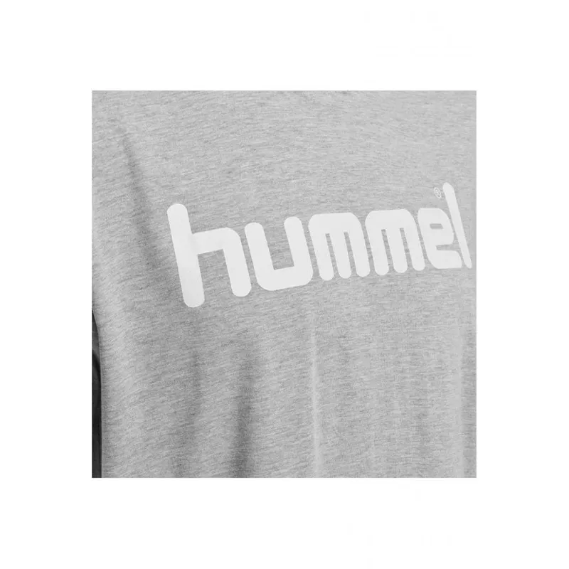 Футболка HMLGO COTTON LOGO T-SHIRT S/S 203-513-2006-M Взрослые Мужской СЕРЫЙ