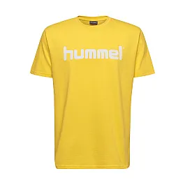 Футболка HMLGO COTTON LOGO T-SHIRT S / S 203-513-5001-XXL Дорослі Чоловіча ЖОВТИЙ