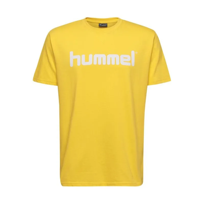 Футболка HMLGO COTTON LOGO T-SHIRT S / S 203-513-5001-XL Дорослі Чоловіча ЖОВТИЙ