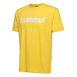 Футболка HMLGO COTTON LOGO T-SHIRT S / S 203-513-5001-S Дорослі Чоловіча ЖОВТИЙ