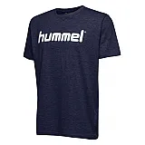 Футболка HMLGO COTTON LOGO T-SHIRT S/S 203-513-7026-S Взрослые Мужской ТЕМНО-СИНИЙ