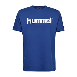 Футболка HMLGO COTTON LOGO T-SHIRT S/S 203-513-7045-XXL Взрослые Мужской СИНИЙ