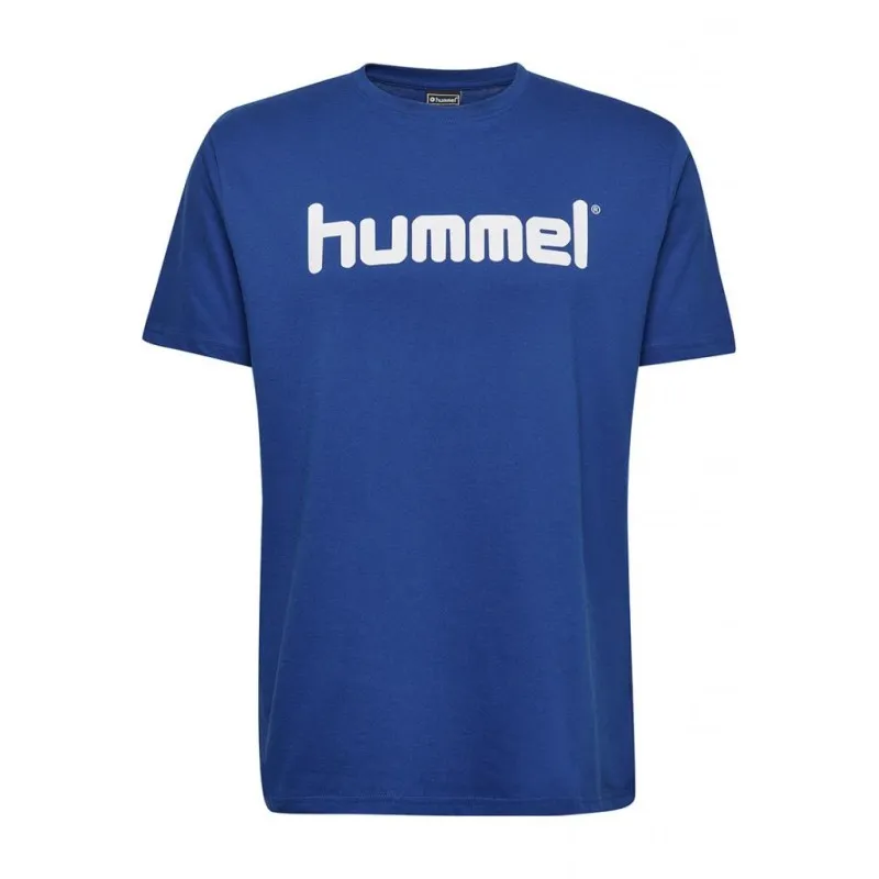 Футболка HMLGO COTTON LOGO T-SHIRT S / S 203-513-7045-S Дорослі Чоловіча СИНІЙ