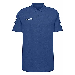 Футболка-поло HMLGO COTTON POLO 203-520-7045-S Дорослі Чоловіча СИНІЙ