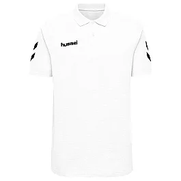 Футболка-поло HMLGO COTTON POLO 203-520-9001-S Дорослі Чоловіча БІЛИЙ