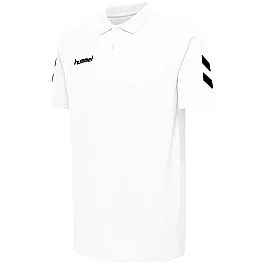 Футболка-поло HMLGO COTTON POLO 203-520-9001-S Дорослі Чоловіча БІЛИЙ