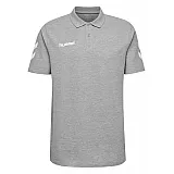 Футболка-поло HMLGO COTTON POLO 203-520-2006-XXL Дорослі Чоловіча СІРИЙ