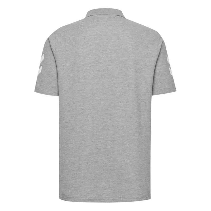 Футболка-поло HMLGO COTTON POLO 203-520-2006-L Дорослі Чоловіча СІРИЙ