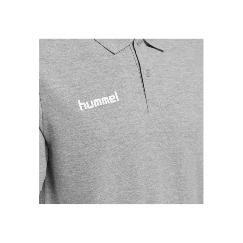 Футболка-поло HMLGO COTTON POLO 203-520-2006-L Дорослі Чоловіча СІРИЙ