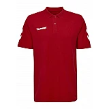 Футболка-поло HMLGO COTTON POLO 203-520-3062-S Дорослі Чоловіча ЧЕРВОНИЙ