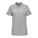 Футболка-поло женская HMLGO COTTON POLO WOMAN 203-522-2006-XS Взрослые Женский СЕРЫЙ