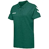 Футболка-поло женская HMLGO COTTON POLO WOMAN 203-522-6140-S Взрослые Женский ЗЕЛЁНЫЙ
