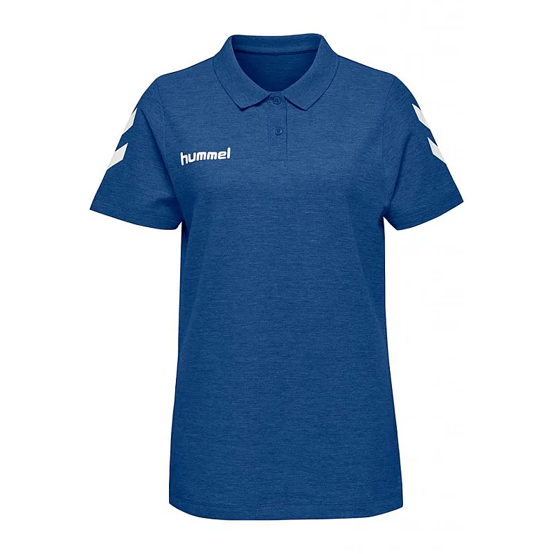 Футболка-поло женская HMLGO COTTON POLO WOMAN 203-522-7045-S Взрослые Женский СИНИЙ