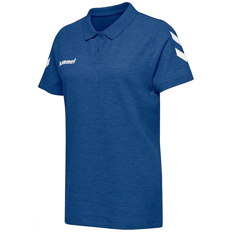 Футболка-поло женская HMLGO COTTON POLO WOMAN 203-522-7045-S Взрослые Женский СИНИЙ