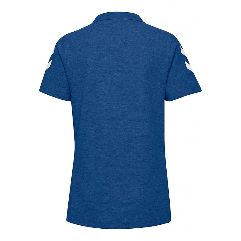Футболка-поло женская HMLGO COTTON POLO WOMAN 203-522-7045-S Взрослые Женский СИНИЙ
