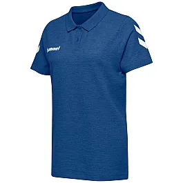 Футболка-поло жіноча HMLGO COTTON POLO WOMAN 203-522-7045-XS Дорослі Жіноча СИНІЙ
