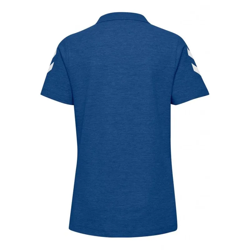 Футболка-поло жіноча HMLGO COTTON POLO WOMAN 203-522-7045-XS Дорослі Жіноча СИНІЙ
