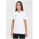 Футболка-поло женская HMLGO COTTON POLO WOMAN 203-522-9001-S Взрослые Женский БЕЛЫЙ