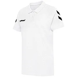 Футболка-поло жіноча HMLGO COTTON POLO WOMAN 203-522-9001-XS Дорослі Жіноча БІЛИЙ