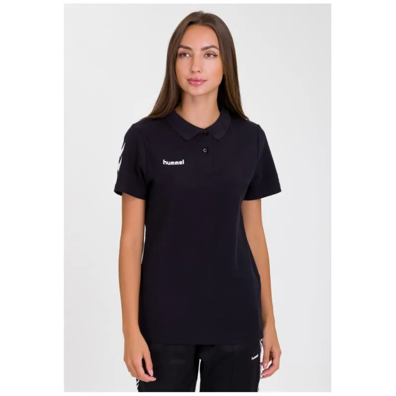 Футболка-поло жіноча HMLGO COTTON POLO WOMAN 203-522-2001-XXL Дорослі Жіноча ЧОРНИЙ