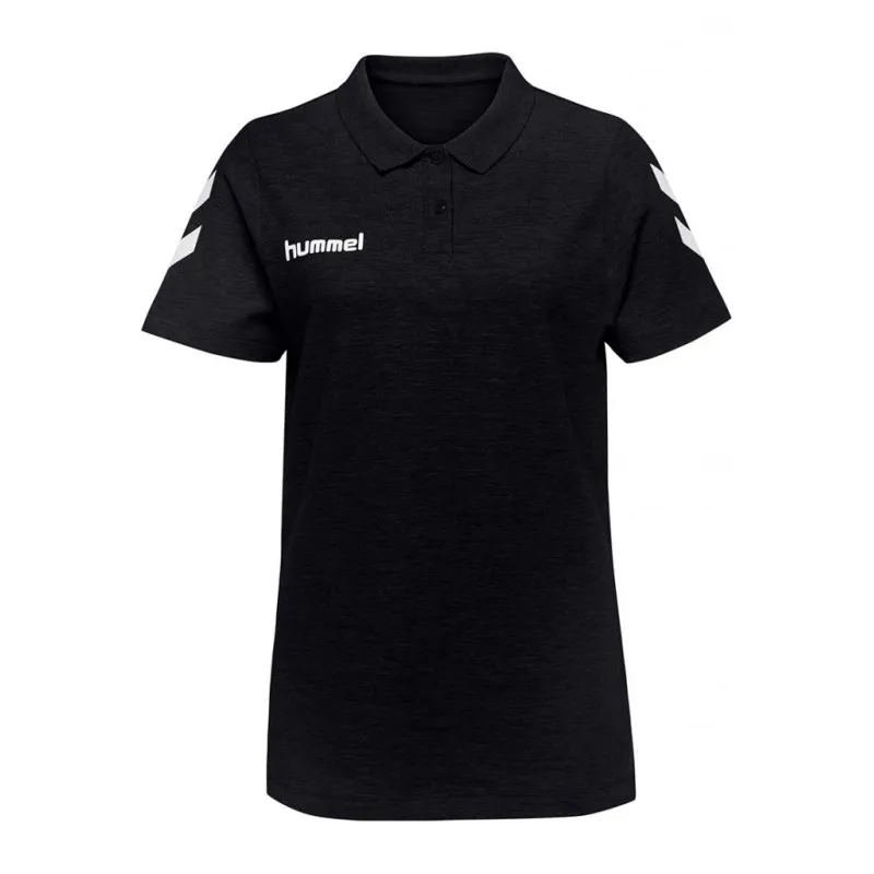 Футболка-поло женская HMLGO COTTON POLO WOMAN 203-522-2001-M Взрослые Женский ЧЕРНЫЙ