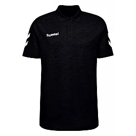 Футболка-поло HMLGO COTTON POLO 203-520-2001-S Взрослые Мужской ЧЕРНЫЙ