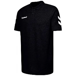 Футболка-поло HMLGO COTTON POLO 203-520-2001-S Взрослые Мужской ЧЕРНЫЙ