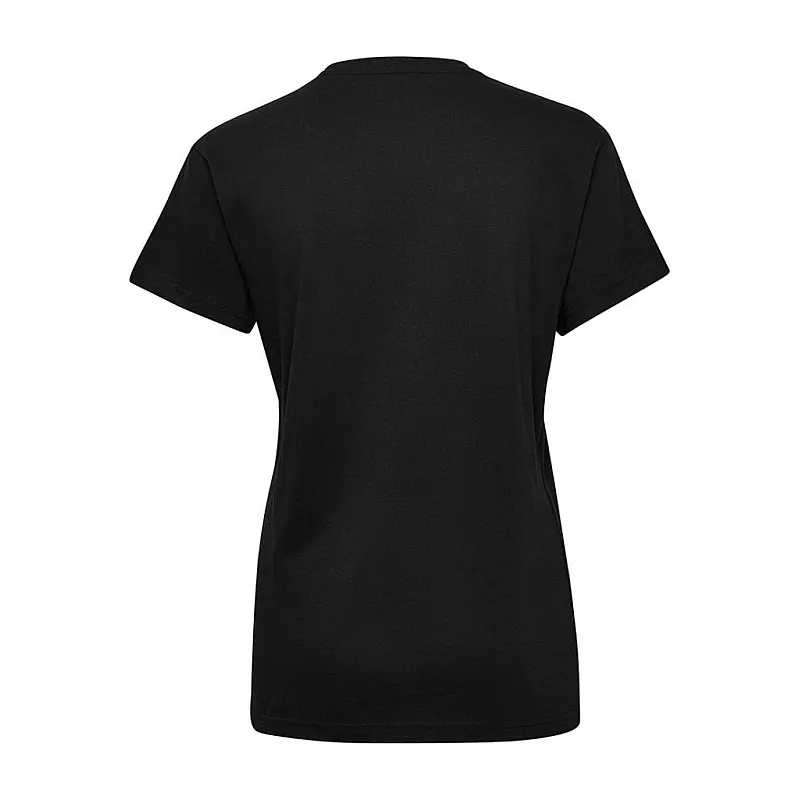 Футболка женская HMLGO COTTON LOGO T-SHIRT WOMAN S/S 203-518-2001-M Взрослые Женский ЧЕРНЫЙ