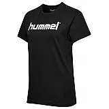 Футболка женская HMLGO COTTON LOGO T-SHIRT WOMAN S/S 203-518-2001-L Взрослые Женский ЧЕРНЫЙ