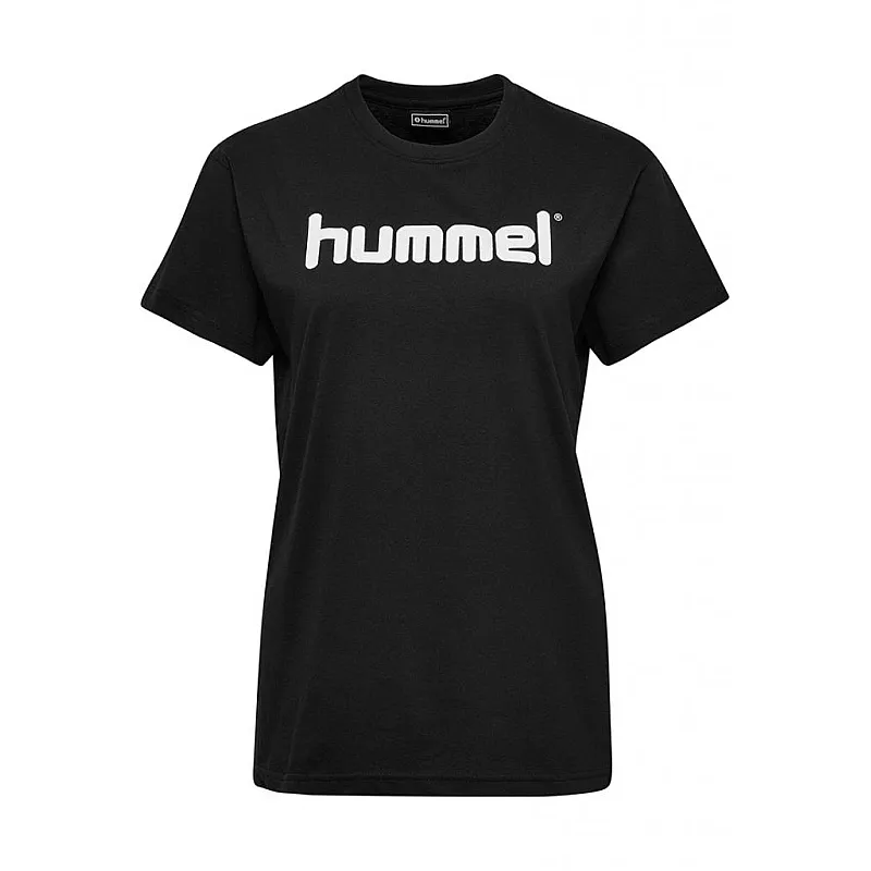 Футболка женская HMLGO COTTON LOGO T-SHIRT WOMAN S/S 203-518-2001-S Взрослые Женский ЧЕРНЫЙ