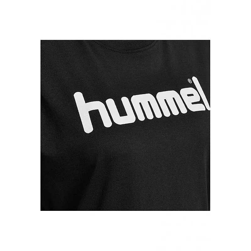 Футболка женская HMLGO COTTON LOGO T-SHIRT WOMAN S/S 203-518-2001-S Взрослые Женский ЧЕРНЫЙ