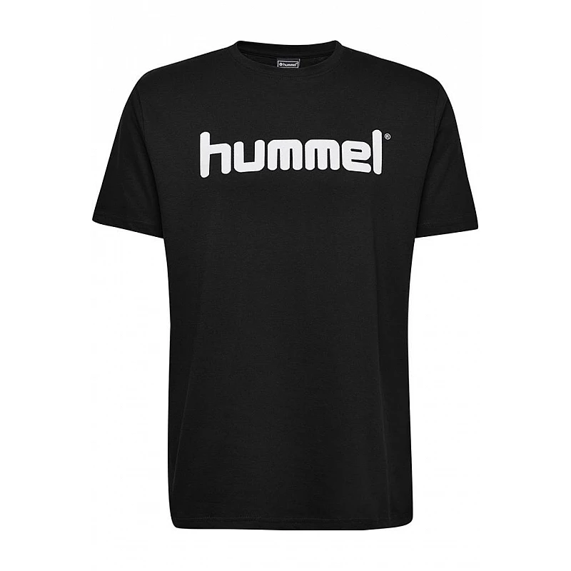 Футболка HMLGO COTTON LOGO T-SHIRT S/S 203-513-2001-S Взрослые Мужской ЧЕРНЫЙ