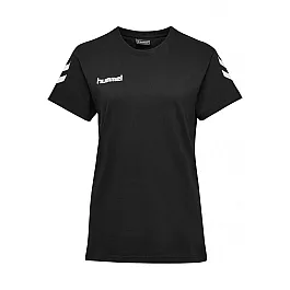 Футболка женская HMLGO COTTON T-SHIRT WOMAN S/S 203-440-2001-XS Взрослые Женский ЧЕРНЫЙ