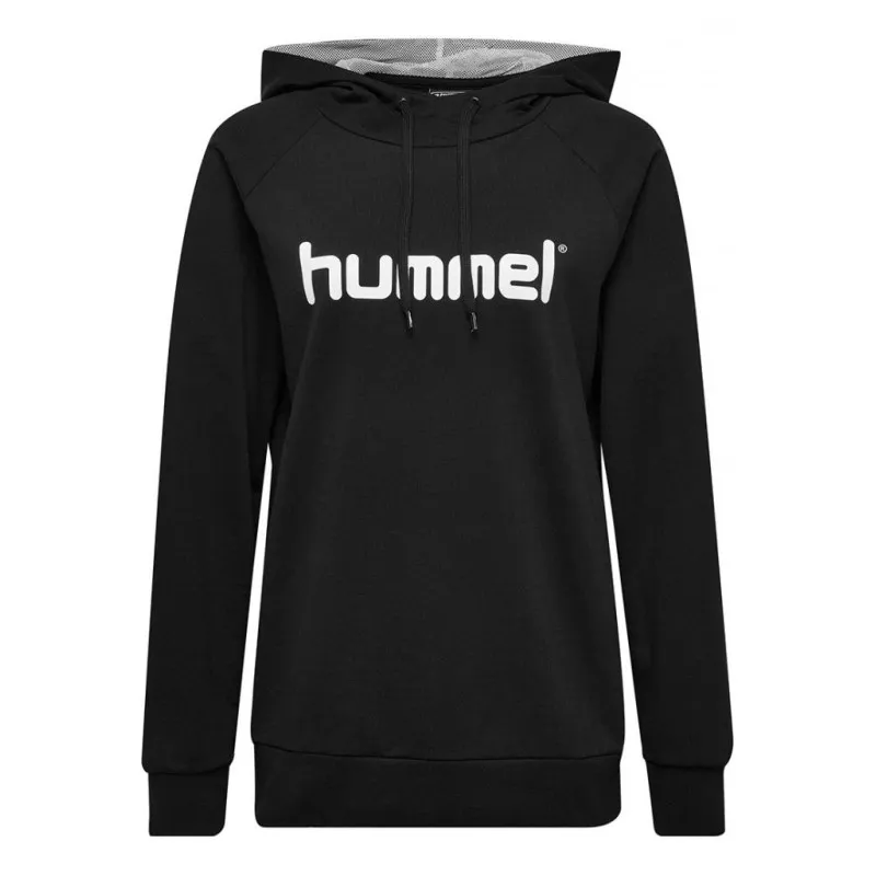 Худі жіночий HMLGO COTTON LOGO HOODIE WOMAN 203-517-2001-XS Дорослі Жіноча ЧОРНИЙ